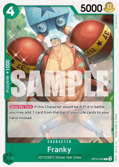 Franky - One Piece Card Game card