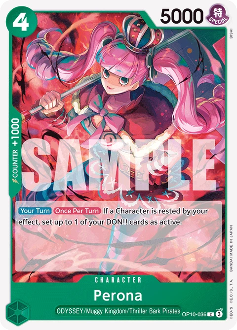 Perona - One Piece Card Game card