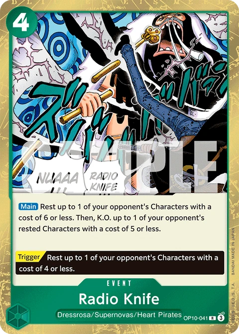 Radio Knife - One Piece Card Game card