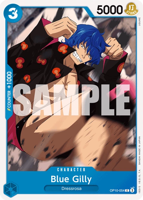 Blue Gilly - One Piece Card Game card