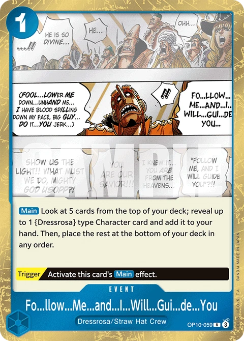 Fo...llow...Me...and...I...Will...Gui...de...You - One Piece Card Game card