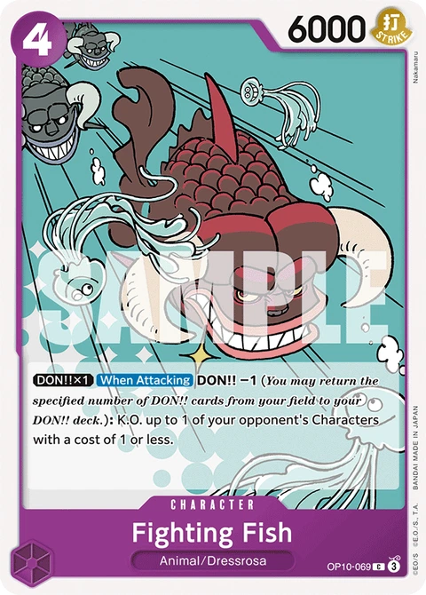 Fighting Fish - One Piece Card Game card