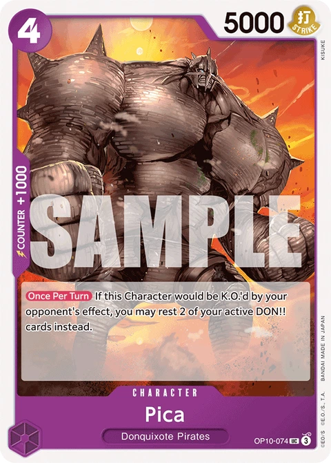 Pica - One Piece Card Game card