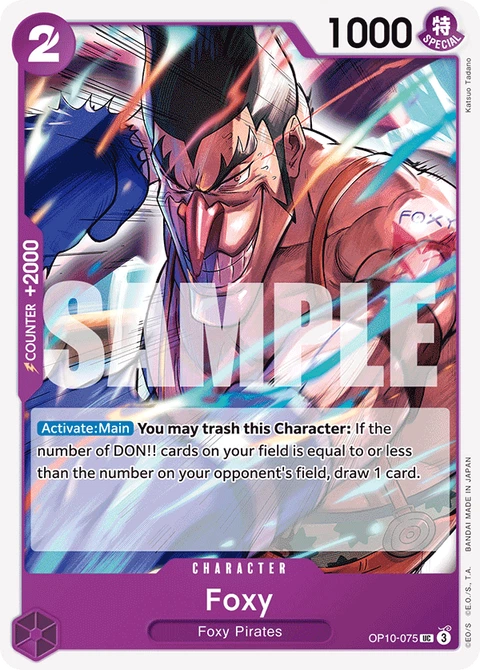 Foxy - One Piece Card Game card