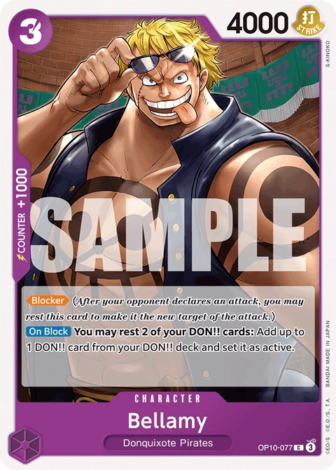 Bellamy - One Piece Card Game card