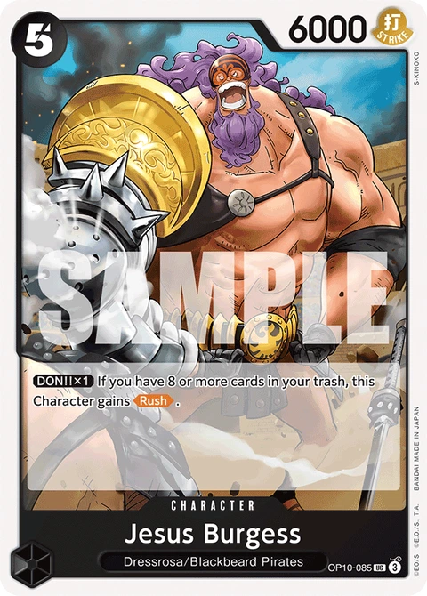 Jesus Burgess - One Piece Card Game card