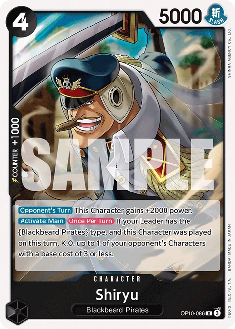 Shiryu - One Piece Card Game card