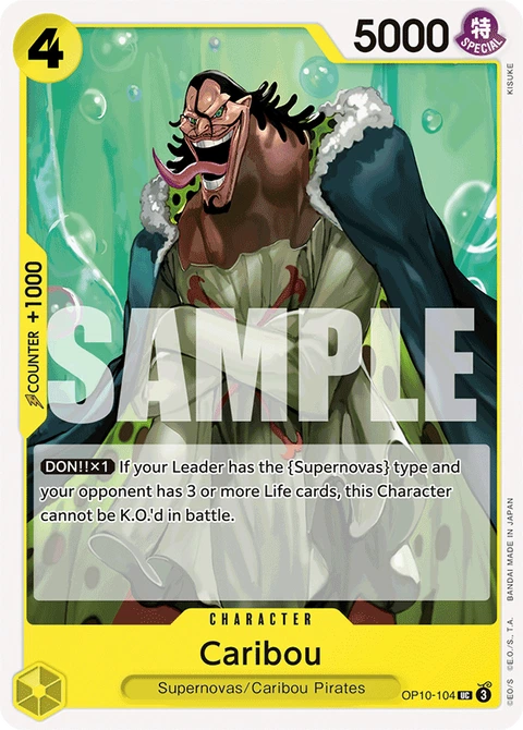 Caribou - One Piece Card Game card