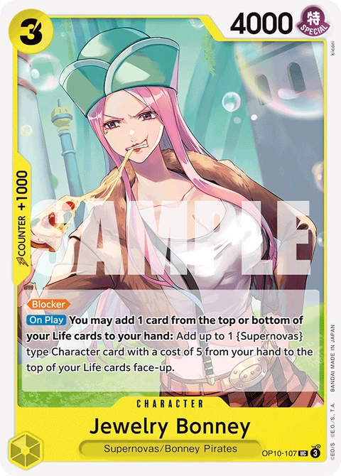 Jewelry Bonney - One Piece Card Game card