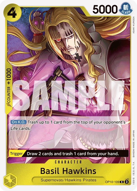 Basil Hawkins - One Piece Card Game card