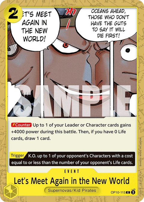 Let's Meet Again in the New World - One Piece Card Game card