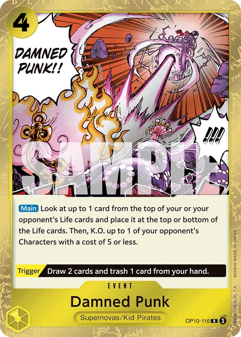 Damned Punk - One Piece Card Game card