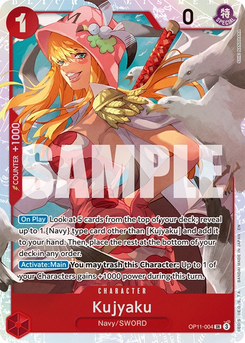 Kujyaku - One Piece Card Game card