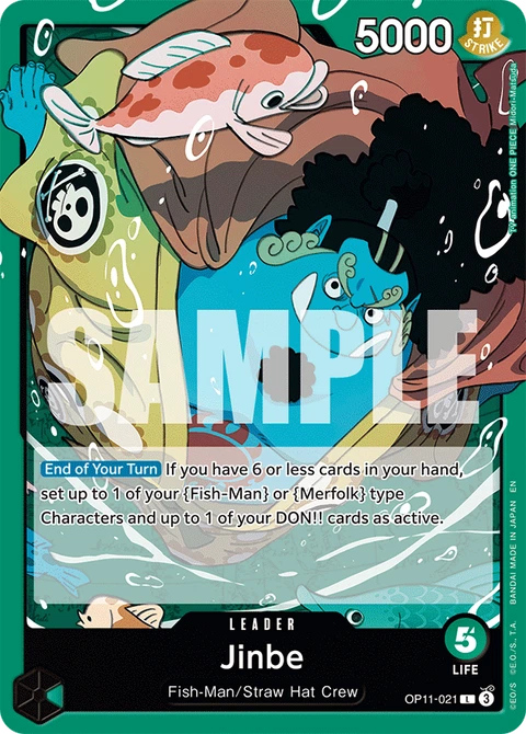 Jinbe, One Piece Card Game Leader