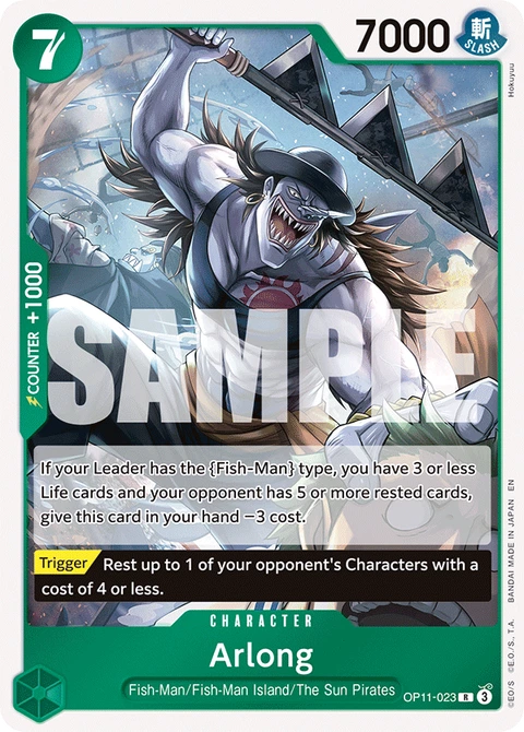 Arlong - One Piece Card Game card