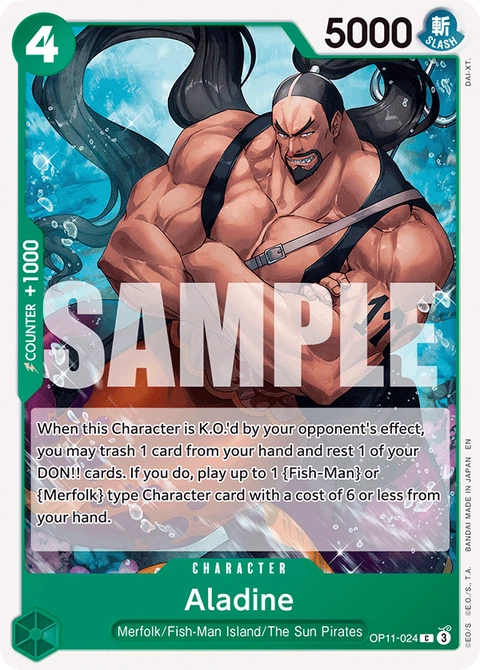 Aladine - One Piece Card Game card