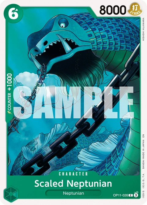 Scaled Neptunian - One Piece Card Game card