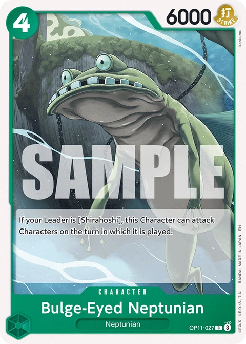 Bulge-Eyed Neptunian - One Piece Card Game card