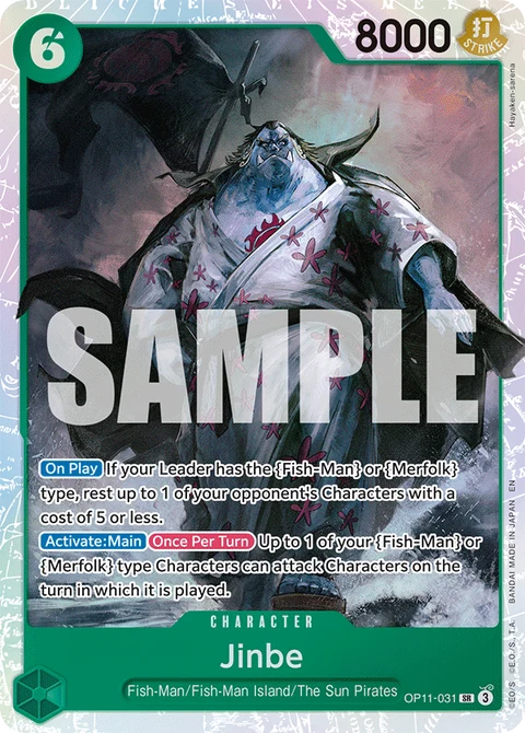 Jinbe - One Piece Card Game card