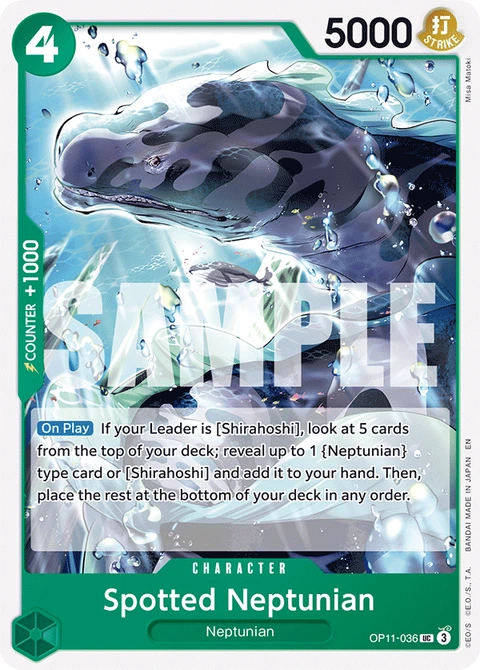 Spotted Neptunian - One Piece Card Game card