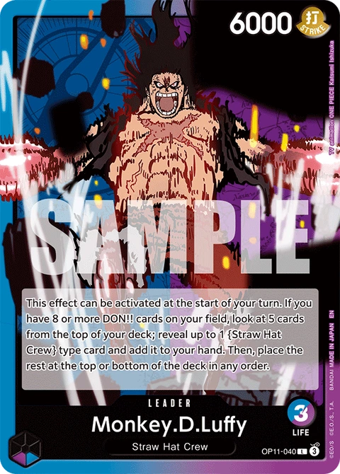 Monkey.D.Luffy, One Piece Card Game Leader
