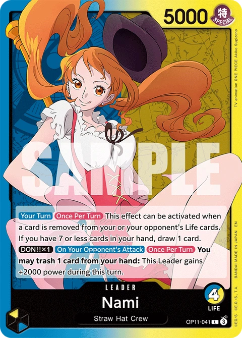 Nami, One Piece Card Game Leader