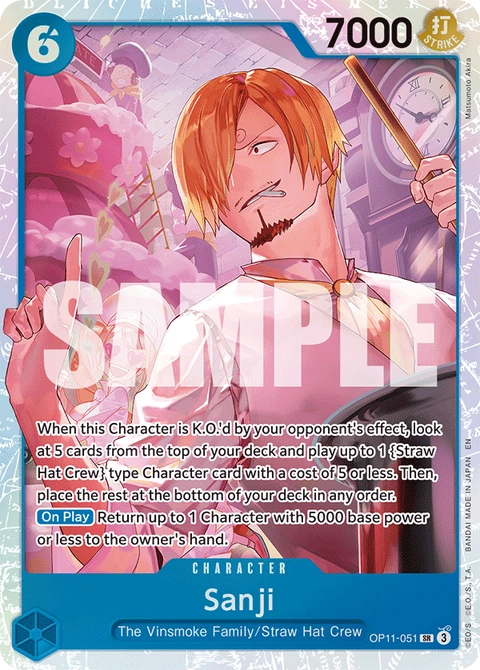 Sanji - One Piece Card Game card