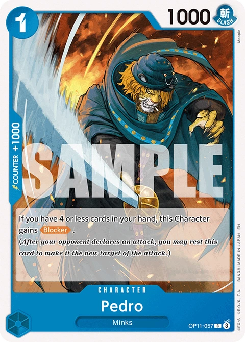 Pedro - One Piece Card Game card