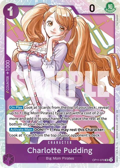 Charlotte Pudding - One Piece Card Game card