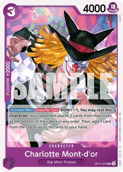 Charlotte Mont-d'or - One Piece Card Game card