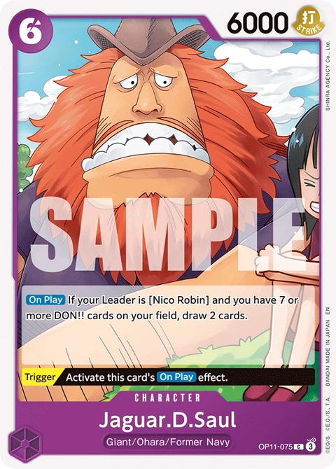 Jaguar.D.Saul - One Piece Card Game card