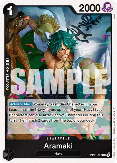 Aramaki - One Piece Card Game card