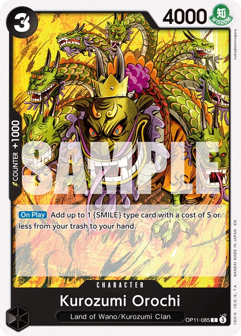 Kurozumi Orochi - One Piece Card Game card