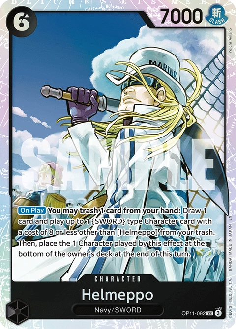 Helmeppo - One Piece Card Game card