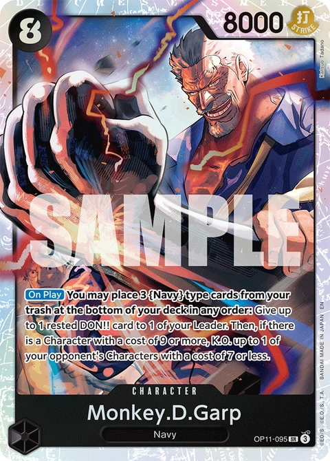 Monkey.D.Garp - One Piece Card Game card