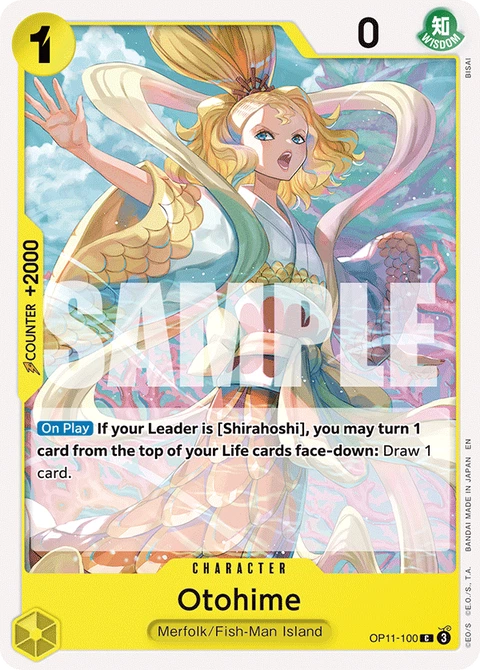Otohime - One Piece Card Game card