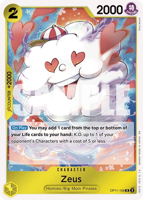 Zeus - One Piece Card Game card