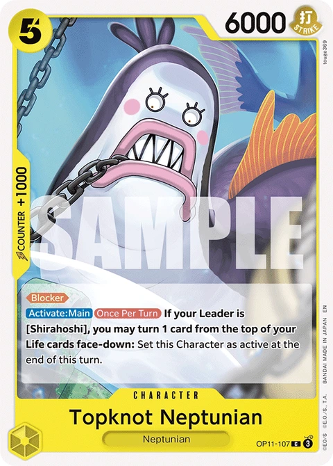Topknot Neptunian - One Piece Card Game card