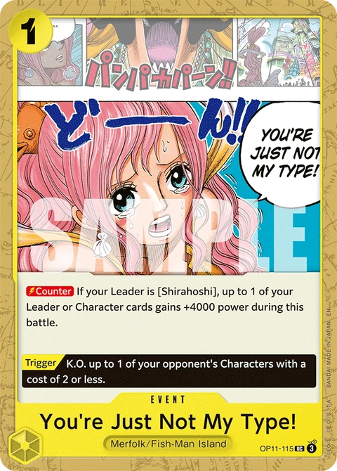 You're Just Not My Type! - One Piece Card Game card