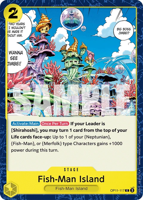 Fish-Man Island - One Piece Card Game card