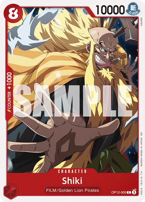Shiki - One Piece Card Game card