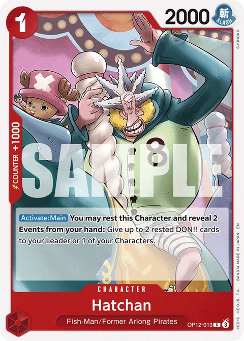 Hatchan - One Piece Card Game card