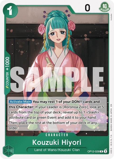 Kouzuki Hiyori - One Piece Card Game card