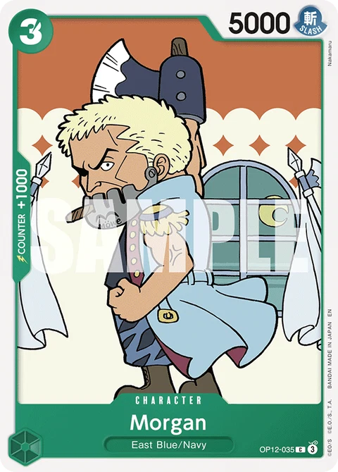 Morgan - One Piece Card Game card
