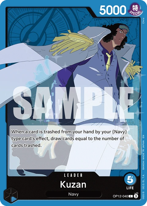 Kuzan, One Piece Card Game Leader