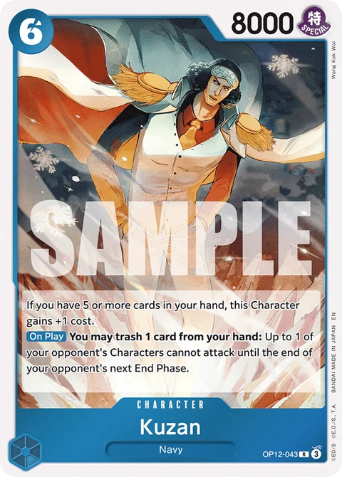 Kuzan, One Piece Card Game Leader