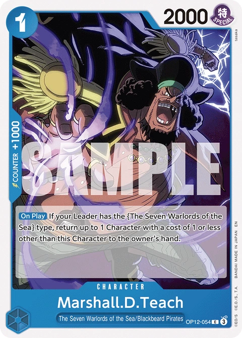 Marshall.D.Teach - One Piece Card Game card