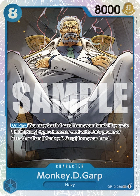 Monkey.D.Garp - One Piece Card Game card