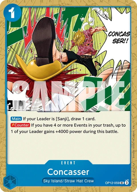 Concasser - One Piece Card Game card