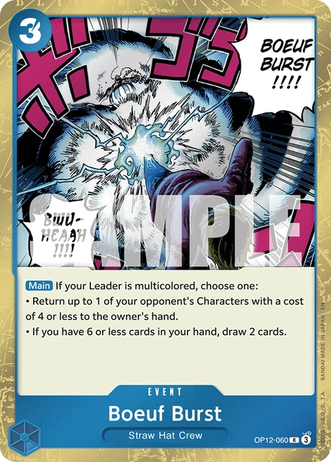 Boeuf Burst - One Piece Card Game card